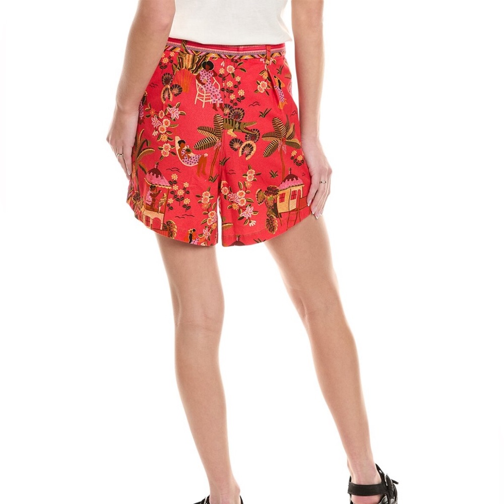 BNWT Farm Rio Secret Garden Shorts Womens Large - Picture 4 of 8